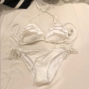 Abercrombie White Swimsuit, L/S